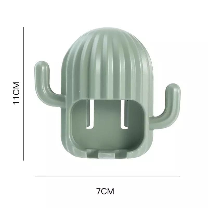 Self Adhesive Cactus Toothbrush Holder, Multifunction Toothbrush Organizer, Creative Drain Toothbrush Holder Hook, Wall Mounted Storage Box Self Adhesive Cactus Toothbrush Holder, Multifunction Toothbrush Organizer, Creative Drain Toothbrush Holder Hook, Wall Mounted Storage Box